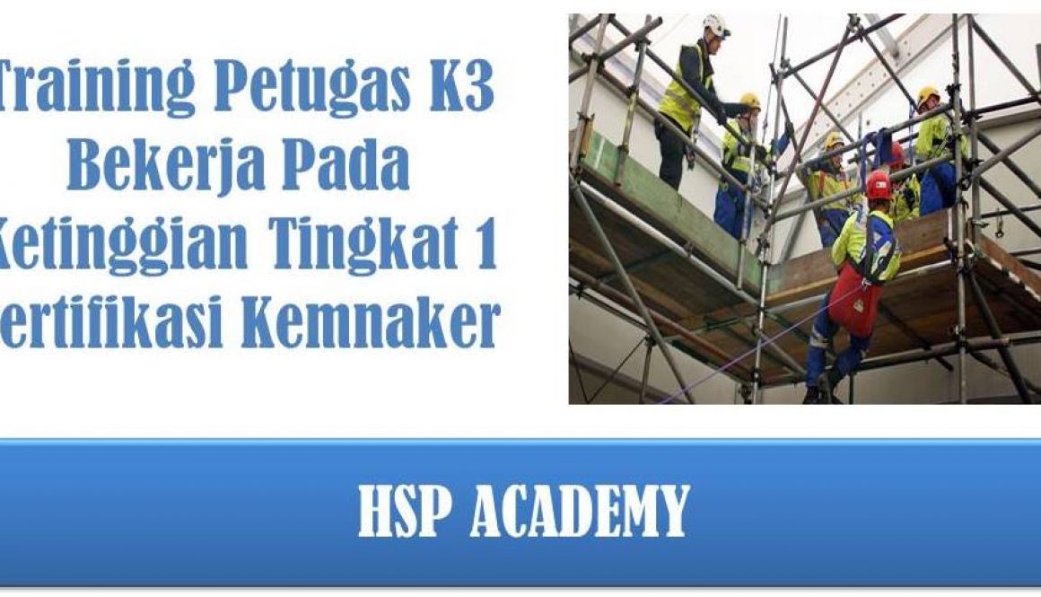 Training K3 Bekerja Pada Ketinggian Level 1
